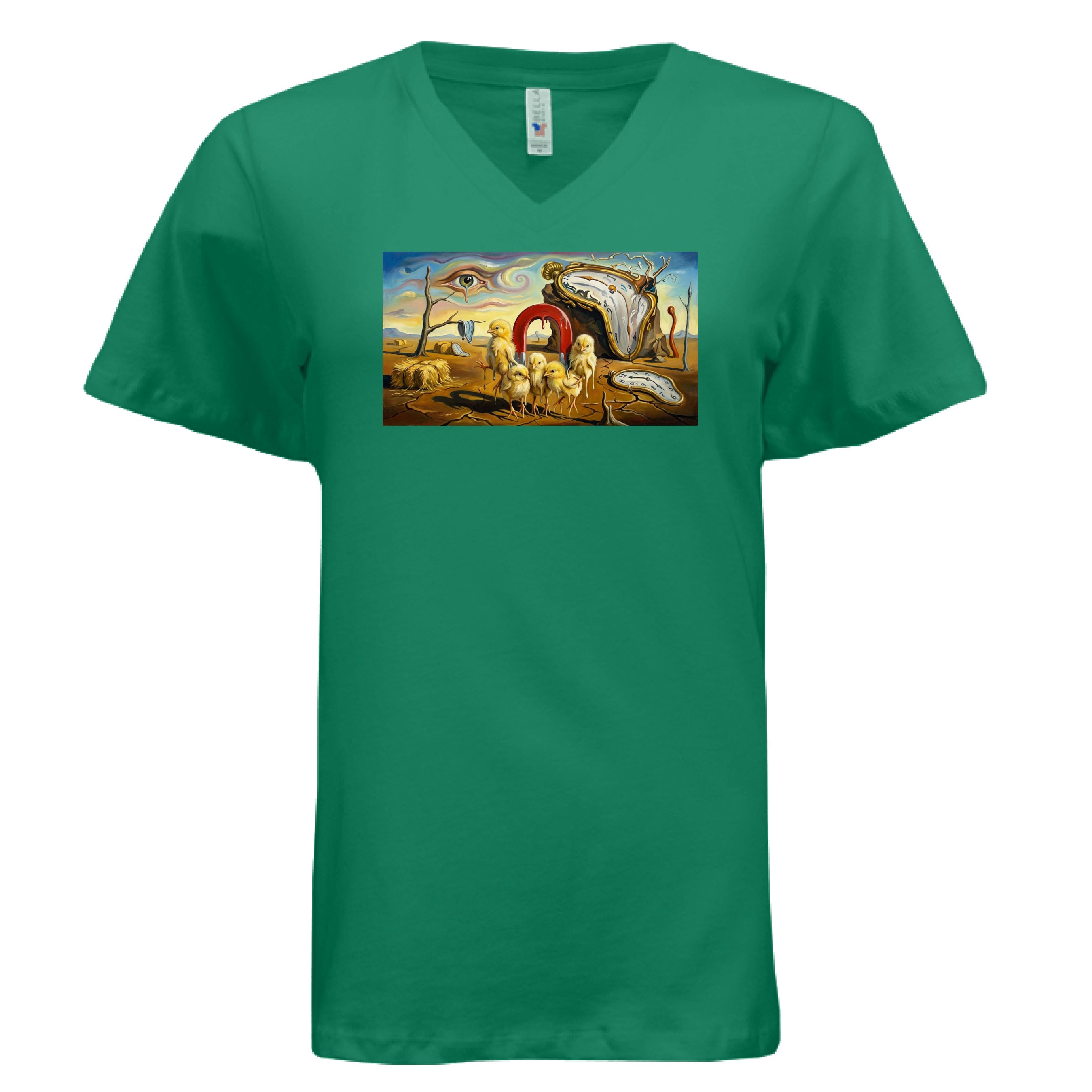women's V neck t-shirt