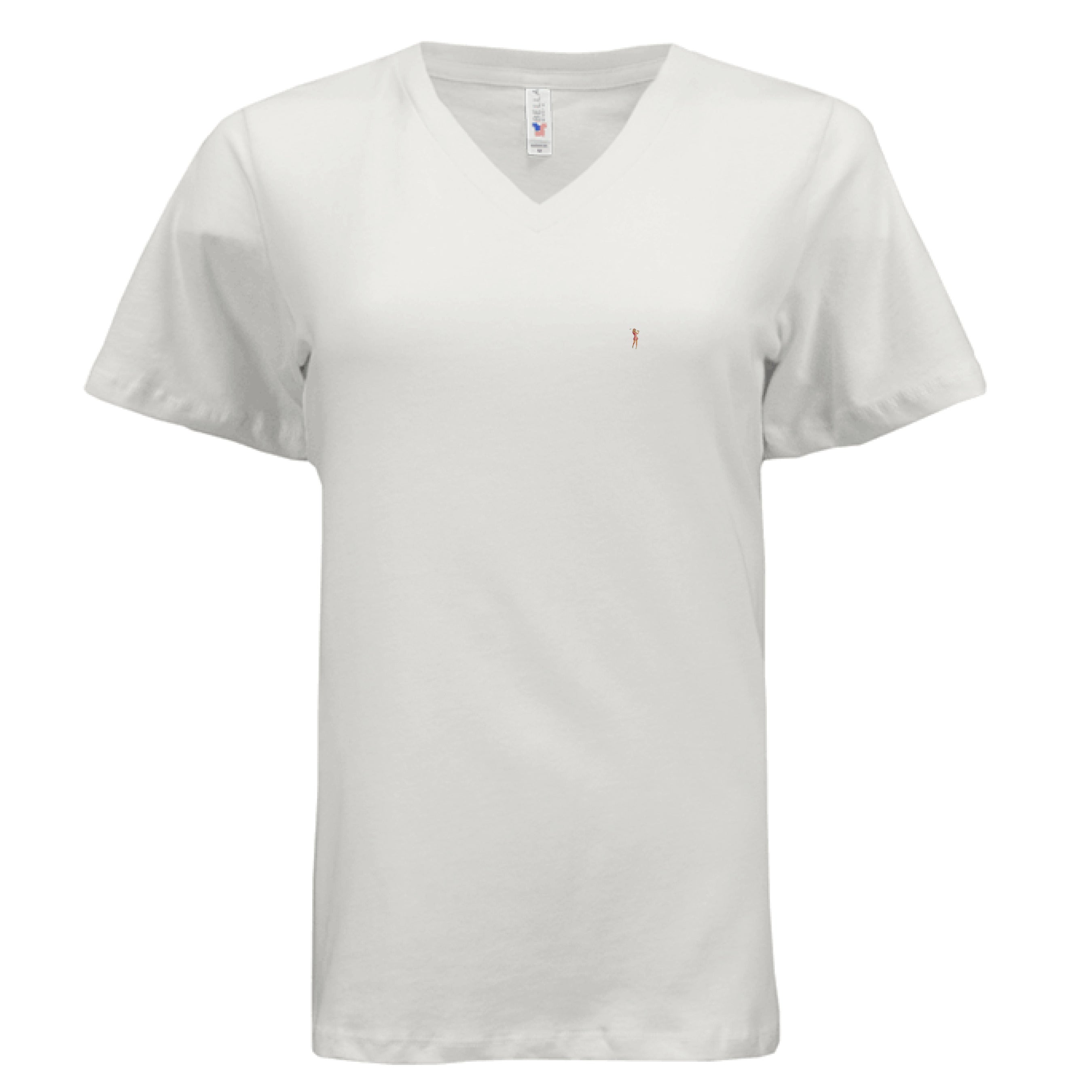 golf girl v-neck t-shirt