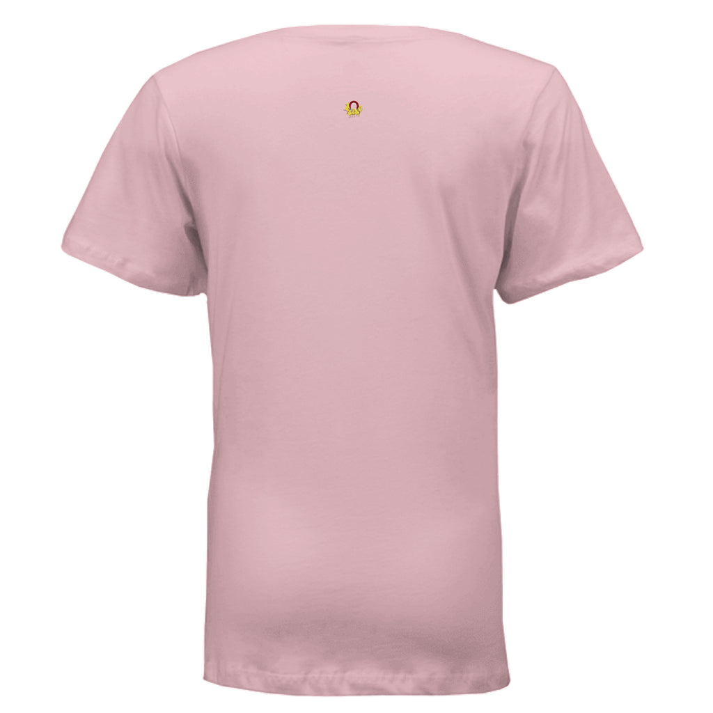black v-neck t-shirt for women