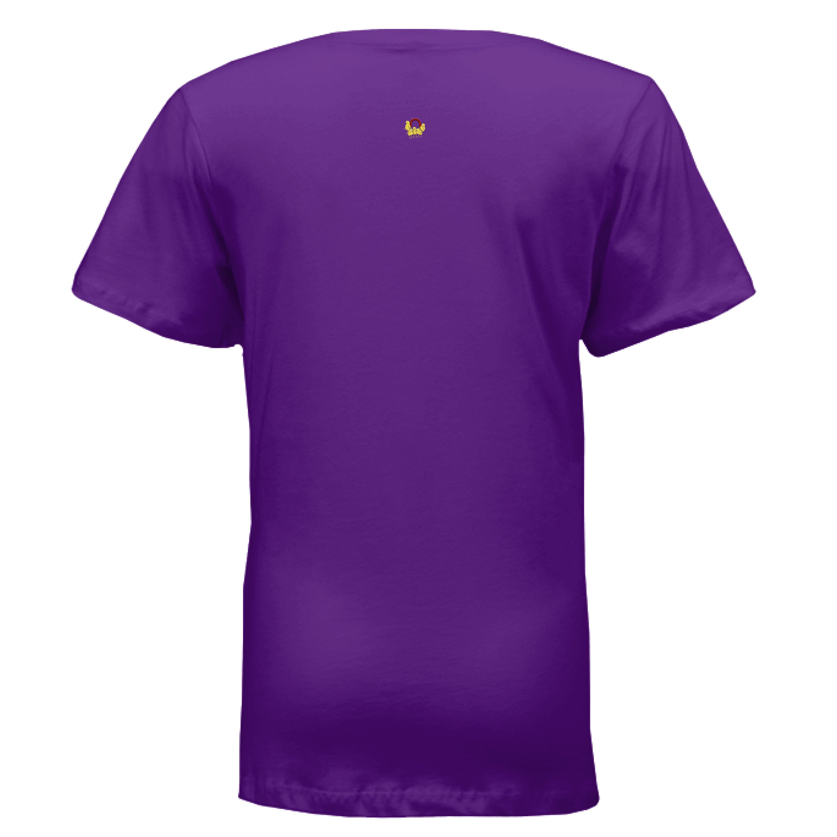 black v-neck t-shirt for women