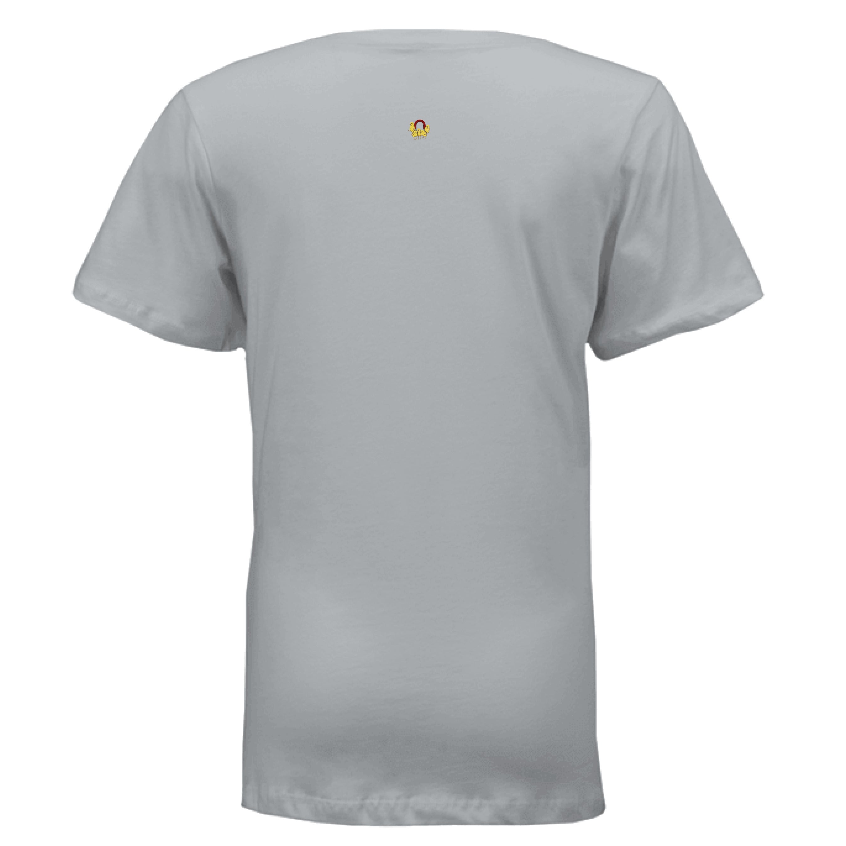 black v-neck t-shirt for women