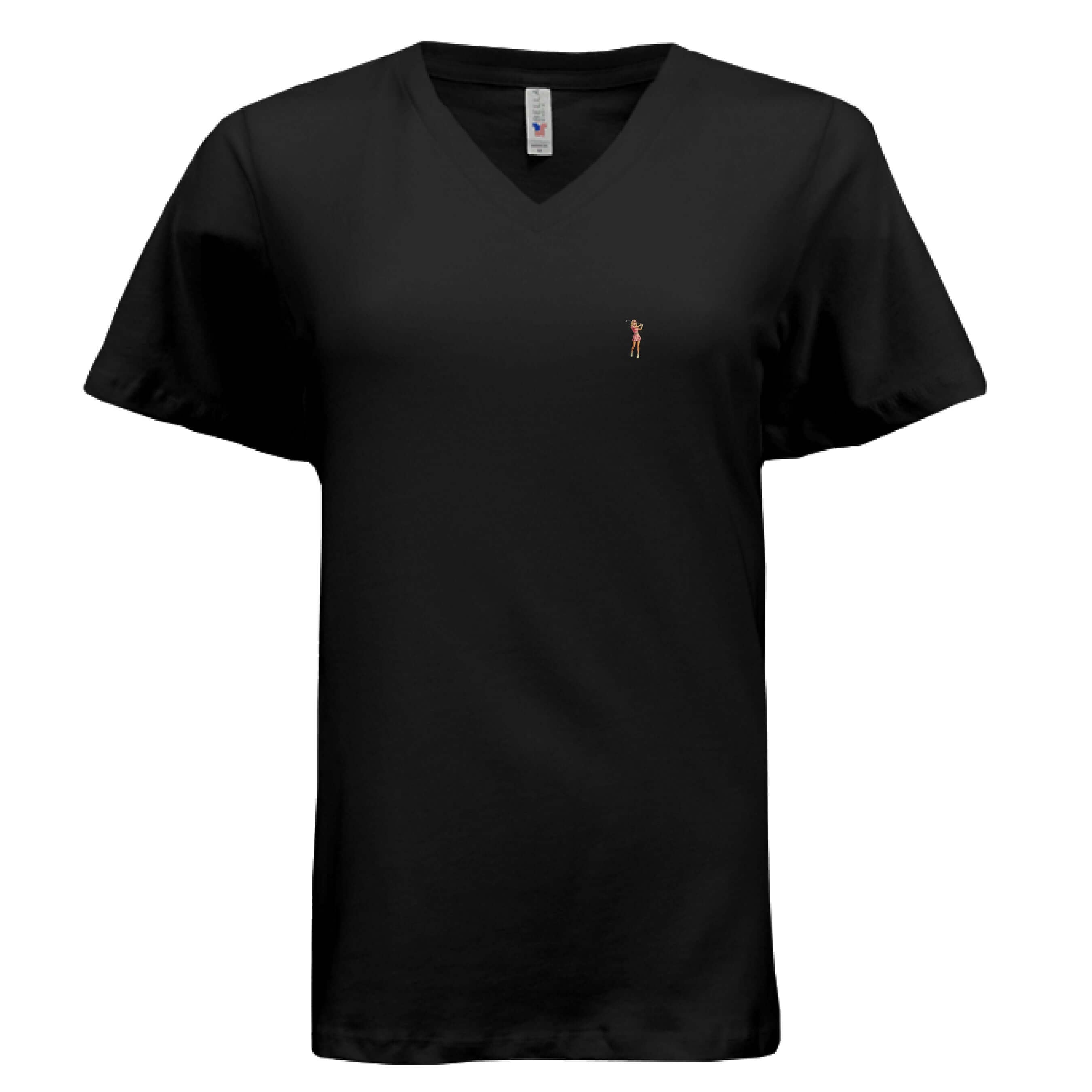 golf girl power v-neck t-shirt