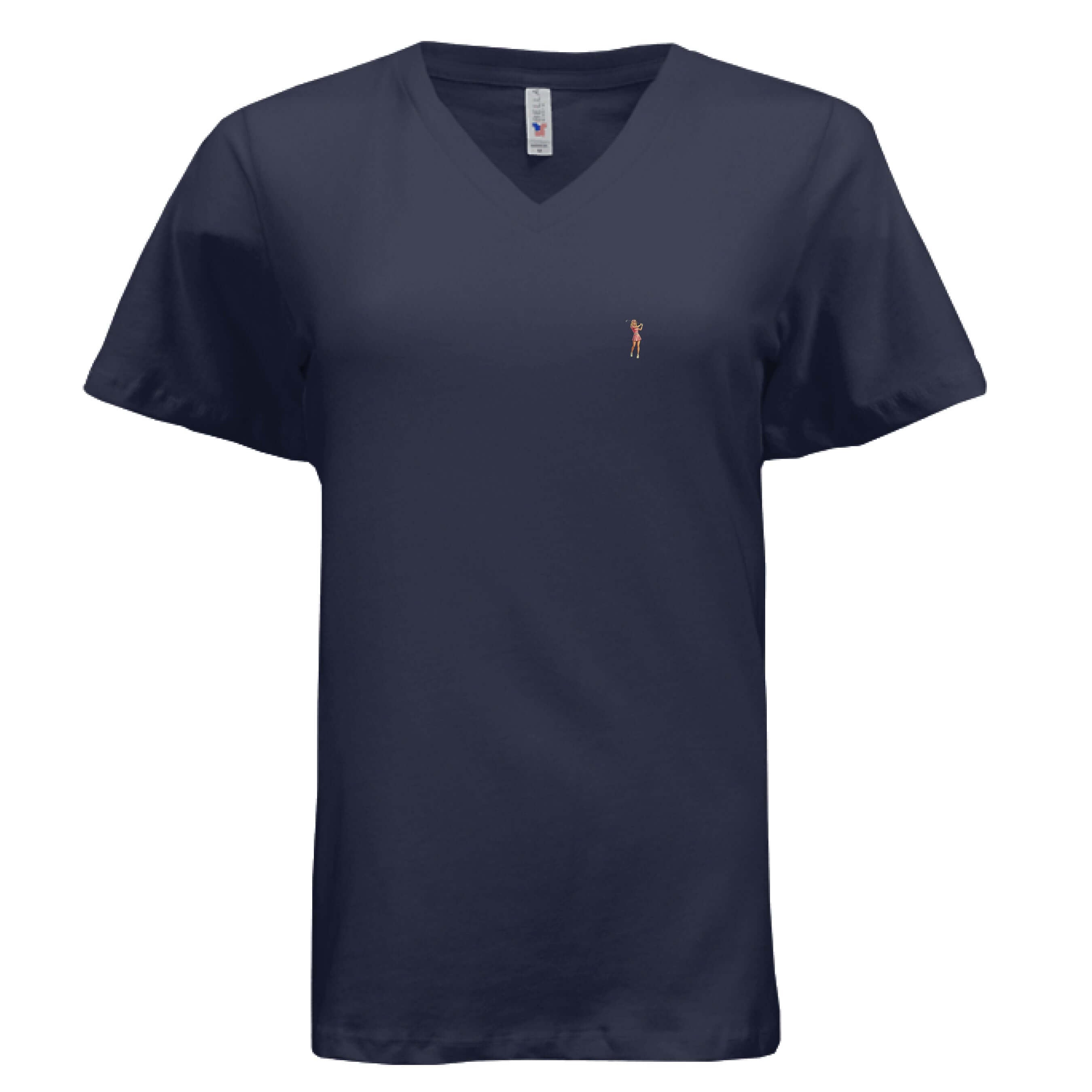 golf girl power v-neck t-shirt